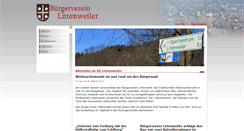 Desktop Screenshot of bv-littenweiler.de