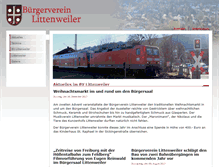 Tablet Screenshot of bv-littenweiler.de
